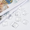 Transparent Glass Square Cabochons X-GGLA-A001-30mm-7