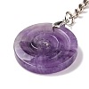 Natural Gemstone Vortex Pendant Keychain KEYC-E038-01P-5