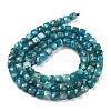 Natural Blue Apatit Beads Strands G-H042-A12-02B-3