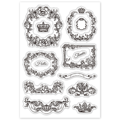 Custom PVC Plastic Clear Stamps DIY-WH0448-0541-1