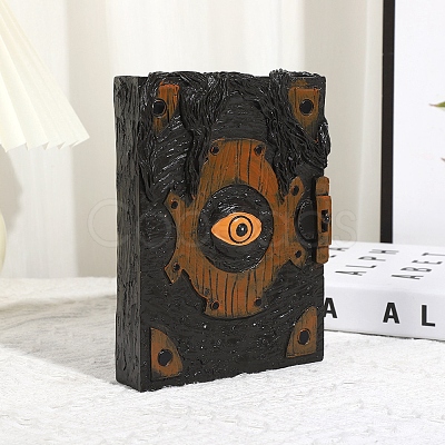 Cross-Border Halloween Demon Eye Horror Book Home Decor Resin Craft Ornament Evil Book Atmosphere PW-WG45B1E-01-1