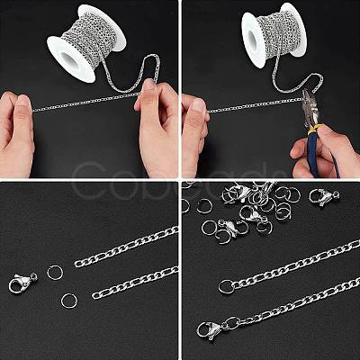 SUNNYCLUE DIY Chain Necklace Bracelet Making Kits DIY-SC0019-61-1