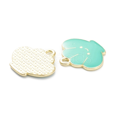 Alloy Enamel Pendants ENAM-I051-15LG-02-1