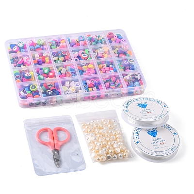 DIY Candy Color Bracelet Making Kit DIY-FS0003-12-1