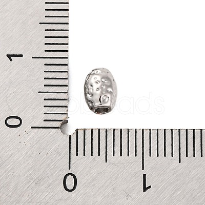 Rack Plating Brass Micro Pave Cubic Zirconia Beads KK-Z070-30P-1