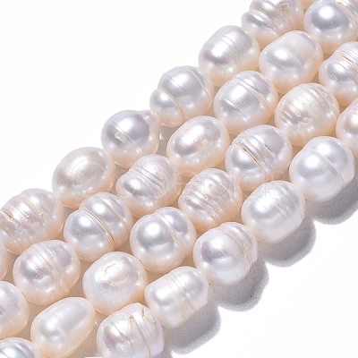 Natural Cultured Freshwater Pearl Beads Strands PEAR-N012-07C-1