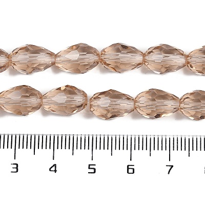 Transparent Glass Beads Strands EGLA-N013-T6mm-D23-1