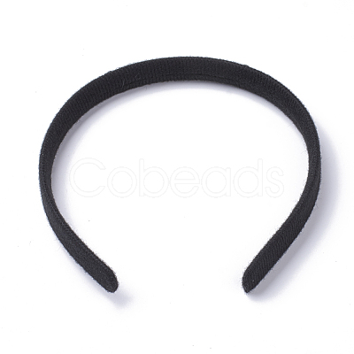 Hair Accessories Plain Plastic Hair Band Findings OHAR-S195-04C-1