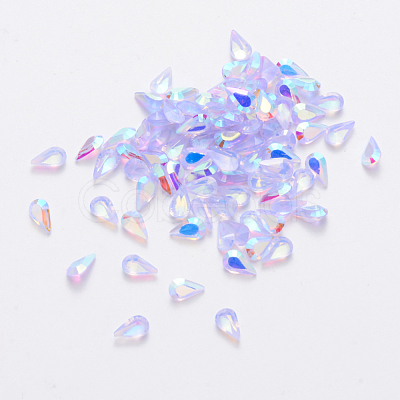 Transparent Resin Rhinestone Cabochons MRMJ-T047-10D-1