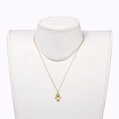 (Jewelry Parties Factory Sale)Brass Pendant Necklaces NJEW-JN02679-01-1