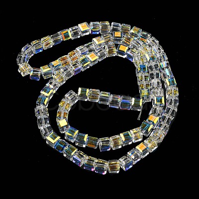 Electroplate Glass Beads Strands EGLA-M031-01A-HR10-1