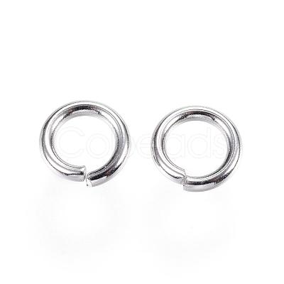 Tarnish Resistant 304 Stainless Steel Open Jump Rings A-STAS-E113-09P-1