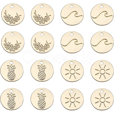 BENECREAT 32Pcs 4 Style Alloy Charms FIND-BC0002-88-1