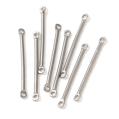 Non-Tarnish 304 Stainless Steel Connector Charms STAS-Q323-06C-P-1