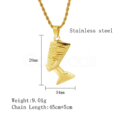 Stainless Steel Pendant Necklaces TD1825-1-1