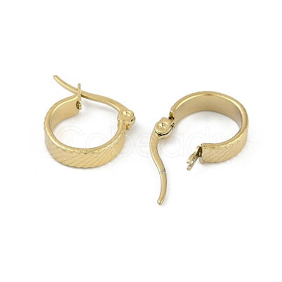 PVD Vacuum Plating 202 Stainless Steel Hoop Earrings EJEW-H003-49G-1