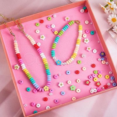 DIY Stretch Bracelets Making Kits DIY-SZ0004-38-1