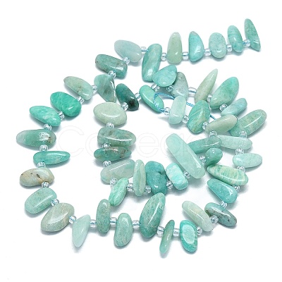 Natural Amazonite Beads Strands G-G106-J03-01-1