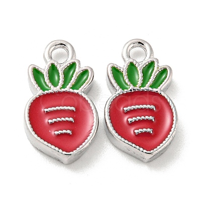 Brass Enamel Charms KK-Q809-21P-1