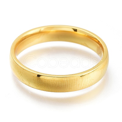 304 Stainless Steel Finger Rings RJEW-F110-07G-7-1