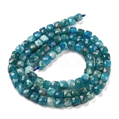 Natural Blue Apatit Beads Strands G-H042-A12-02B-1