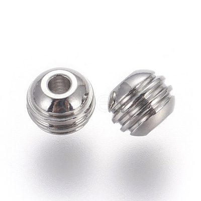 Tarnish Resistant 201 Stainless Steel Beads STAS-E451-34P-1