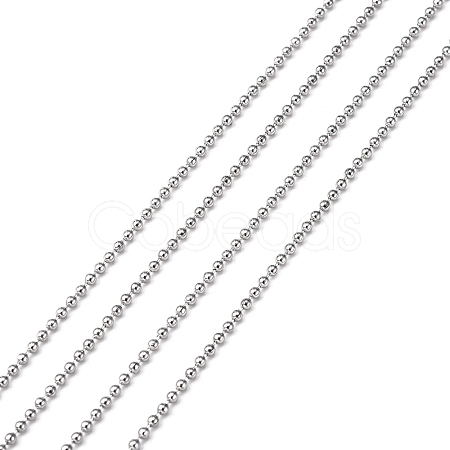 Tarnish Resistant 304 Stainless Steel Ball Chains CHS-D005-CHS-1