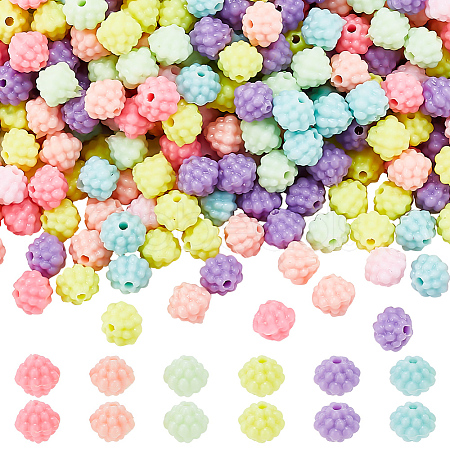Opaque Plastic Beads KY-WH0046-64-1