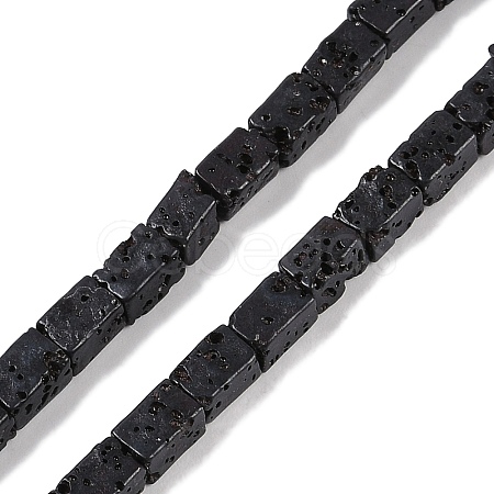 Natural Lava Rock Beads Strands G-A234-B02-01-1