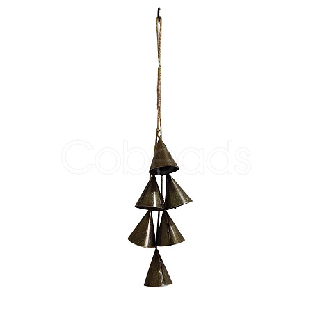 Halloween Iron Protective Witch Bells for Doorknob Hanging Ornaments PW-WG5B402-02-1