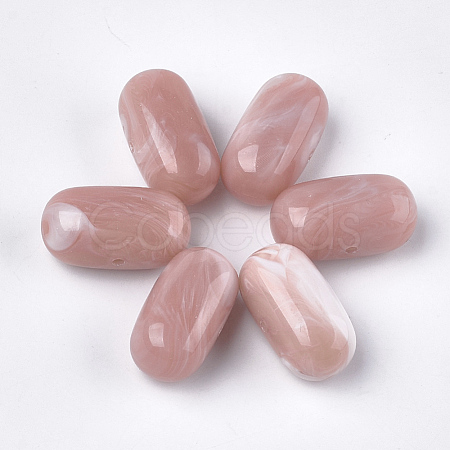 Acrylic Beads OACR-S029-007B-1