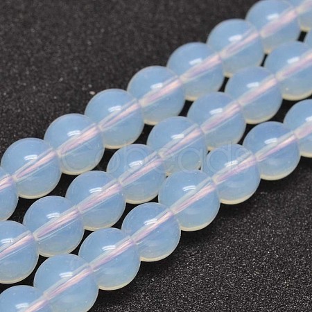 Round Opalite Beads Strands X-GLAA-I34-4mm-1