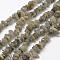 Natural Labradorite Beads Strands, Nuggets, 8~14x2~7mm, Hole: 1mm, 15.3 inch(39cm)