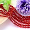 K9 Glass, Faceted Imitation Austrian Crystal Bead Strands, Grade AAA, Bicone, Red, 6x6mm, Hole: 0.7~0.9mm, about 68pcs/strand, 15.7 inch