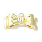 Rack Plating Alloy Pendants, Cadmium Free & Nickel Free & Lead Free, Bowknot, Golden, 10x20x5mm, Hole: 1.4mm