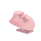 Velvet Necklaces Display Stands, Jewelry Storage Stands, Pink, 16x16x12cm