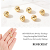 BENECREAT 8Pcs Brass Enamel Beads KK-BC0007-14G-3