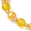 5Pcs 5 Styls Autumn Acrylic & Polymer Clay & Plastic Round Beaded Stretch Bracelet Sets BJEW-JB10972-5