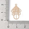 Brass Etched Metal Embellishments Pendants KK-Z058-06KCG-3