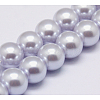 Eco-Friendly Dyed Glass Pearl Round Beads Strands HY-A002-6mm-RB004-3