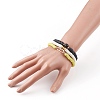 3Pcs 3 Styles Polymer Clay Heishi Beads Stretch Bracelets Sets BJEW-JB05921-5
