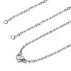 304 Stainless Steel Cable Chain Necklace Making STAS-T040-PJ209-1-70-1