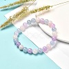 Stone Stretch Bracelet for Girl Women BJEW-JB06811-2