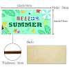 Printed Natural Wood Hanging Wall Decorations WOOD-WH0112-82G-2