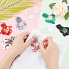 PVC Plastic Paillette Artificial Flower Ornament Accessories DIY-WH0302-91-3