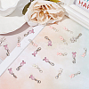 SUNNYCLUE October Breast Cancer Pink Awareness Ribbon Alloy Enamel Pendants ENAM-SC0001-69-4