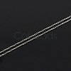 Rhodium Plated 925 Sterling Silver Necklaces STER-M034-32B-3