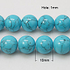 Synthetic Turquoise Beads Strands X-TURQ-H038-10mm-XXS09-2