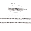 304 Stainless Steel Box Chains CHS-A003A-1.5mm-6