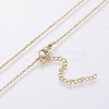 304 Stainless Steel Chain Necklaces NJEW-O108-41G-4